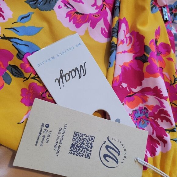 Maaji Bouquet BAILEY Floral Reversible Bikini Bottom Nwt Xl - Picture 7 of 12